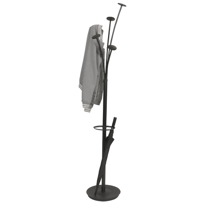 ALBA kapstok FESTIVAL, 1870 mm hoog, wit/zilver